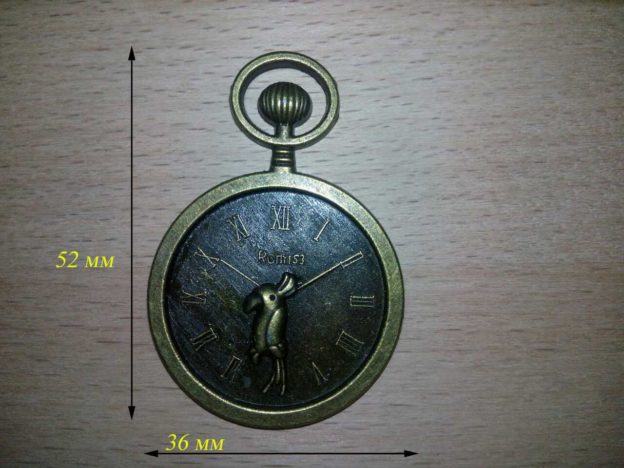 Декор годинник металевий 16.91