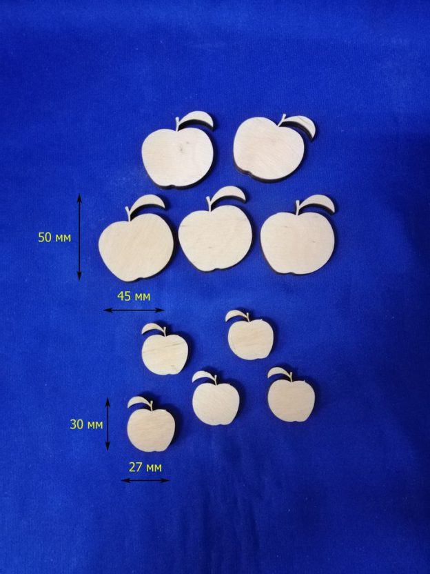 Накладные изделия  " Яблоко  " 17.184