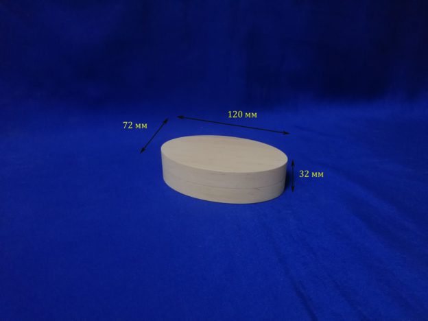 Шкатулка овальная 1.133