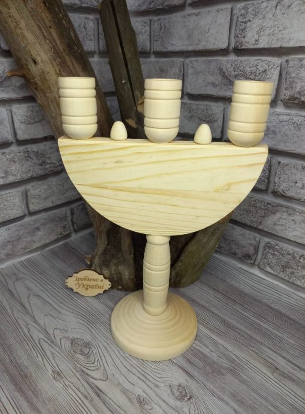 Свічник на три свічки  19.010