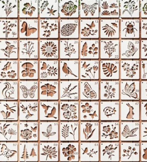 16.250 Набір трафаретів “різнобарвний”