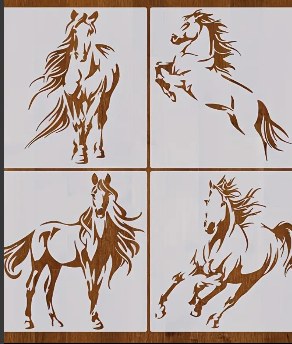 16.255 Набір трафаретів “Коні ”