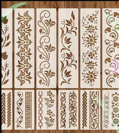 16.248 Набір трафаретів “ Ретро елегантність”