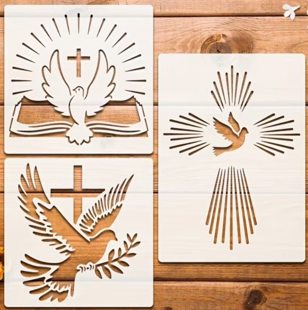 16.270 Трафарет для малювання "Голуб миру  "