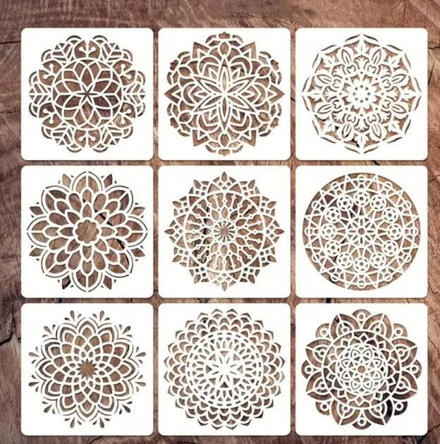 16.268 Трафарет для малювання "Мандала "